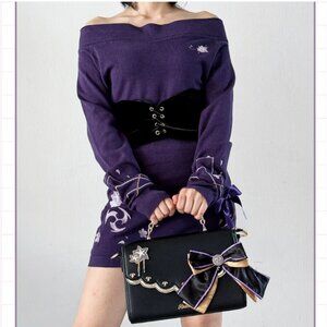 Genshin Impact Raiden Shogun Knit Dress - Size M
